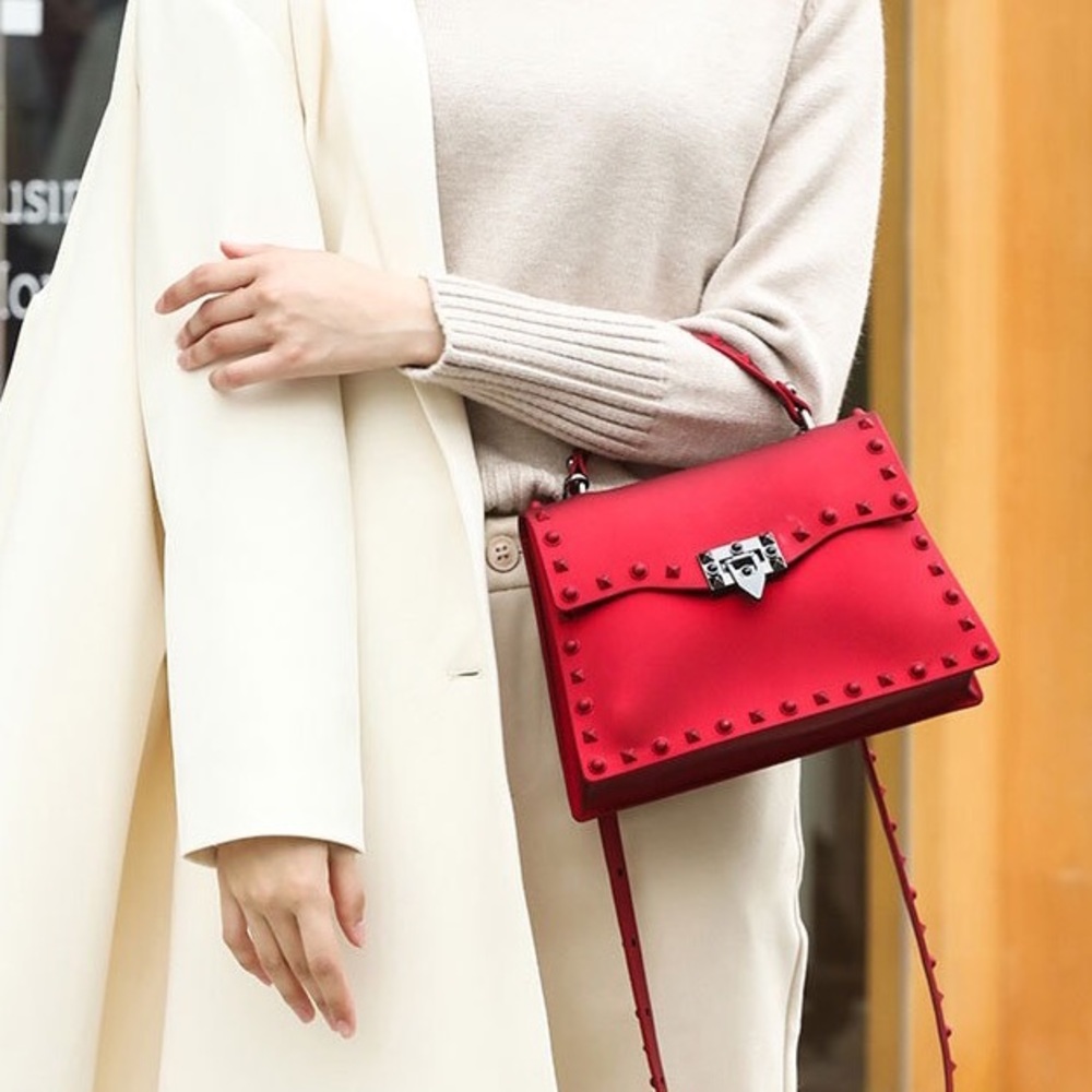 Red Matte Jelly Bag